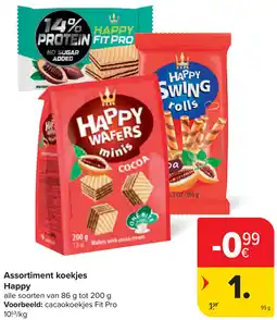 Carrefour Assortiment koekjes Happy aanbieding