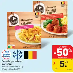 Carrefour Bereide gerechten aanbieding