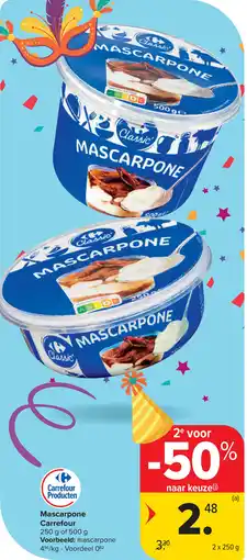 Carrefour Mascarpone aanbieding