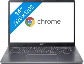 Coolblue Acer Chromebook Plus 514 (CB514-3H-R5K0) Azerty aanbieding