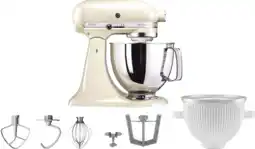Coolblue KitchenAid Artisan Mixer 5KSM125 Amandelwit + IJsbereider aanbieding