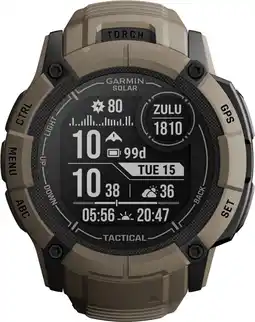 Coolblue Garmin Instinct 2X Solar Tactical Edition Bruin aanbieding