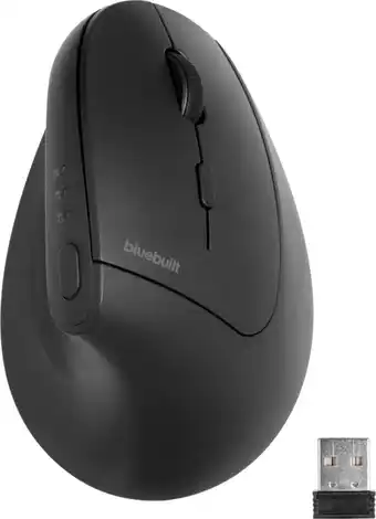 Coolblue BlueBuilt Summus Pro Verticale Ergonomische Bluetooth Muis aanbieding