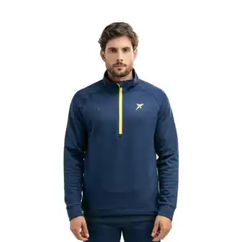 Decathlon Technisch herensweatshirt Drop Shot Zaven Lima, kleur blauw aanbieding