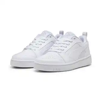 Decathlon Rebound V6 Lo sneakers voor jongeren PUMA White Cool Light Gray aanbieding