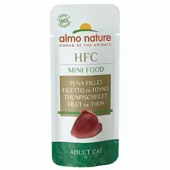 Zooplus 5x3g Almo Nature Green Label Mini Food Kipfilet Kattensnacks aanbieding