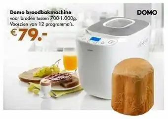 Domo broodbakmachine