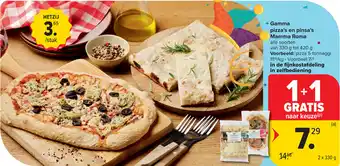 Carrefour Gamma pizza's en Pinsa's Mamma Roma aanbieding