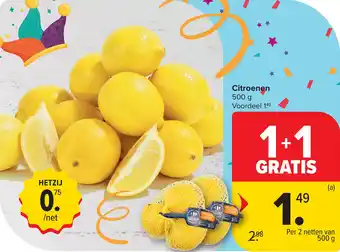 Carrefour Citroenen aanbieding