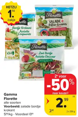 Carrefour Gamma Florette aanbieding