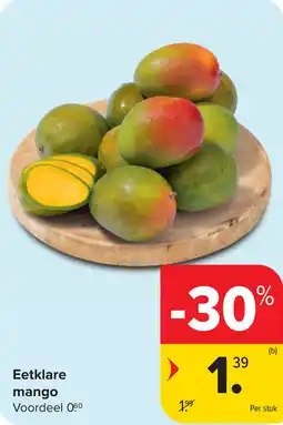 Carrefour Eetklare Mango aanbieding