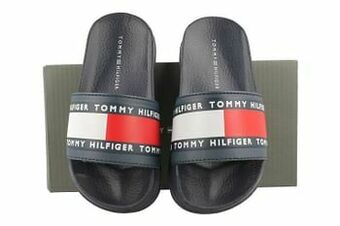 Berca Shoes Tommy Hilfiger Badslipper Jongens Pool Slide Maat 26/33 - Blauw aanbieding