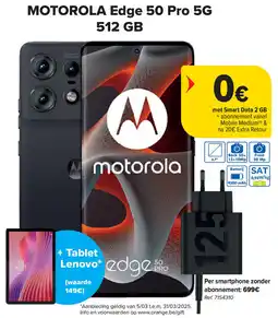 Carrefour Motorola Edge 50 Pro 5G 512GB aanbieding