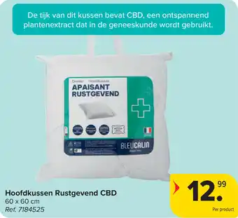 Carrefour Hoofdkussen Rustgevend CBD aanbieding