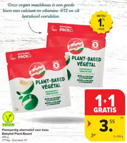 Carrefour Market Plantaardig alternatief voor kaas Babybel Plant-Based aanbieding