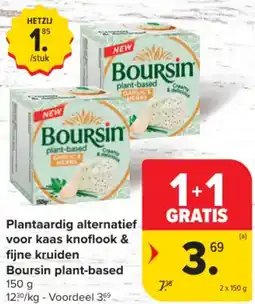 Carrefour Market Plantaardig alternatief voor kaas knoflook & fijne kruiden Boursin plant based aanbieding