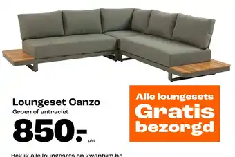 Kwantum Loungeset Canzo aanbieding