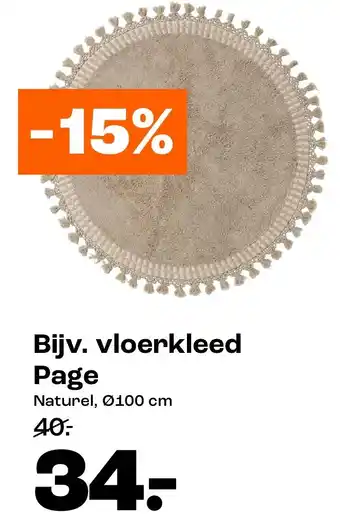 Kwantum vloerkleed Page aanbieding