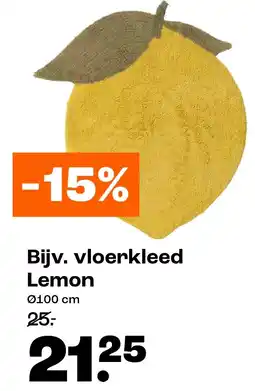 Kwantum vloerkleed Lemon aanbieding