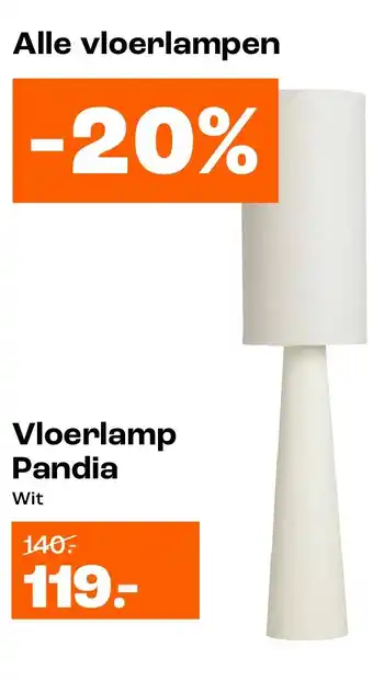 Kwantum Vloerlamp Pandia aanbieding