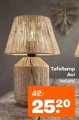 Kwantum Tafellamp Avi aanbieding