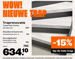 Kwantum Traprenovatie aanbieding