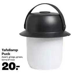 Kwantum Tafellamp Puck aanbieding