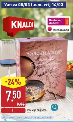 ALDI Rode wijn Valgrande aanbieding