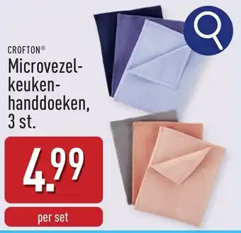 ALDI Crofton microvezel keuken handdoeken aanbieding