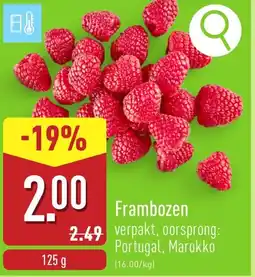 ALDI Frambozen aanbieding