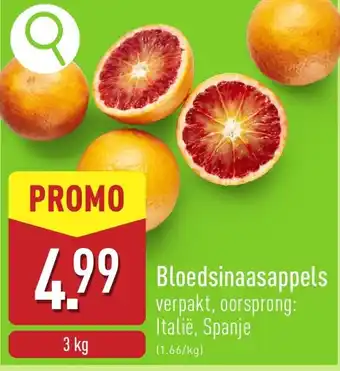 ALDI Bloedsinaasappels aanbieding