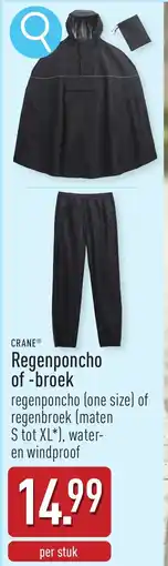 ALDI Crane Regenponcho of Broek aanbieding