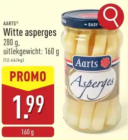 ALDI Aarts Witte asperges aanbieding