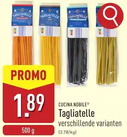 ALDI Cucina Nobile Tagliatelle aanbieding