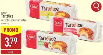 ALDI Lotus Tartélice aanbieding