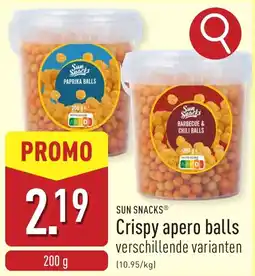 ALDI Sun Snacks Crispy apero balls aanbieding