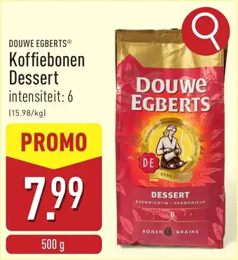 ALDI Douwe Egberts Koffiebonen Dessert aanbieding