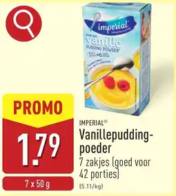 ALDI Imperial Vanille Puddingpoeder aanbieding