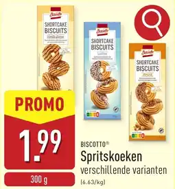 ALDI Biscotto Spritskoeken aanbieding