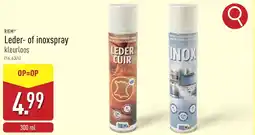 ALDI Riem Leder of inoxspray aanbieding