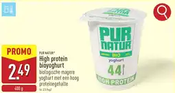 ALDI Pur Natur High protein bioyoghurt aanbieding