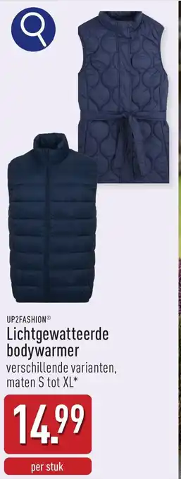 ALDI Up2fashion Lichtgewatteerde Bodywarmer aanbieding