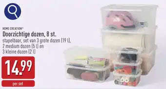 ALDI Home Creation Doorzichtige dozen aanbieding