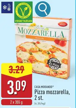 ALDI Casa Morando Pizza Mozzarella aanbieding