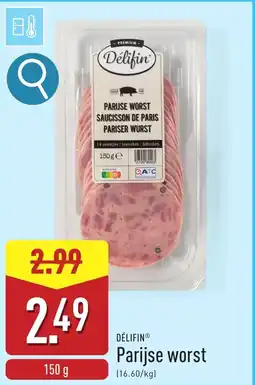 ALDI Delifin Parijse Worst aanbieding