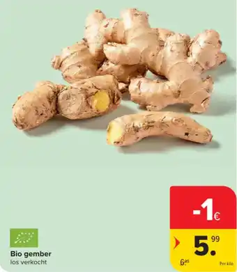 Carrefour Market Bio Gember aanbieding