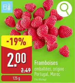 ALDI Framboises aanbieding