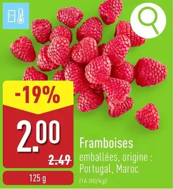 ALDI Framboises aanbieding