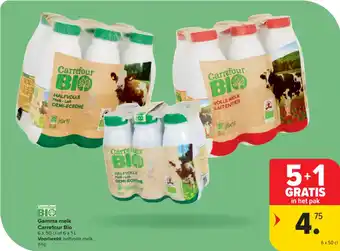 Carrefour Market Gamma melk Carrefour Bio aanbieding