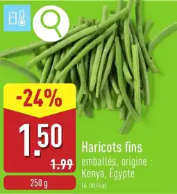 ALDI Haricots fins aanbieding